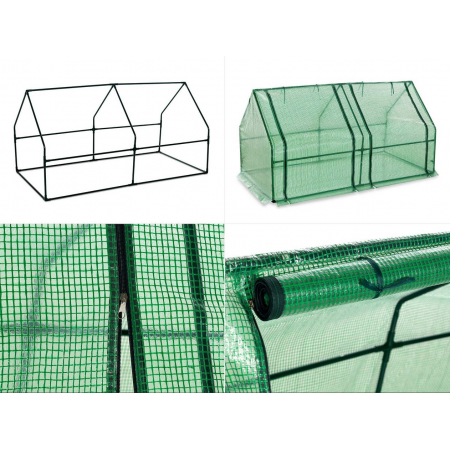 Szklarnia ogrodowa Delimano tunel foliowy 180x95cm + rękawice